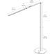 Z-Bar 32.7 inch 7.50 watt Silver Floor Lamp Portable Light